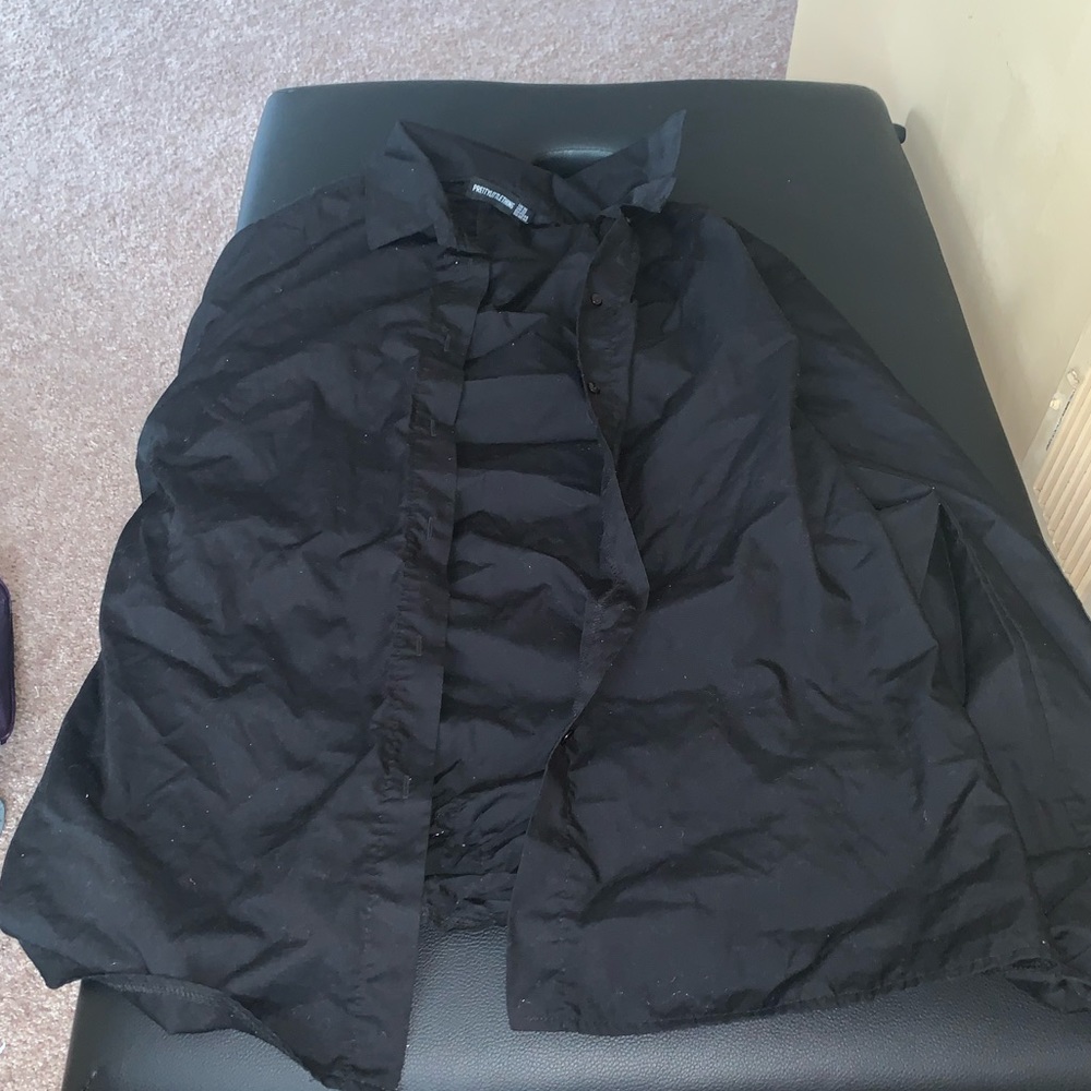 oversized button up